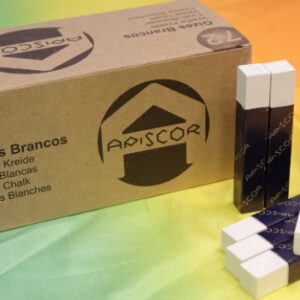 Tiza de Pizarra 72 unidades – Blanca - material Waldorf en A Casa de Maria Vigo