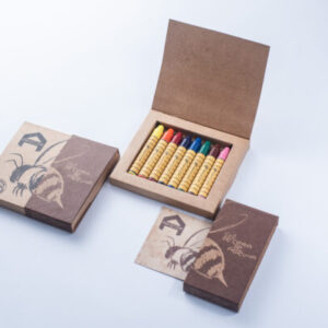 Bastón de cera de abejas Apiscor 10 unidades – una color - material Waldorf en A Casa de Maria Vigo