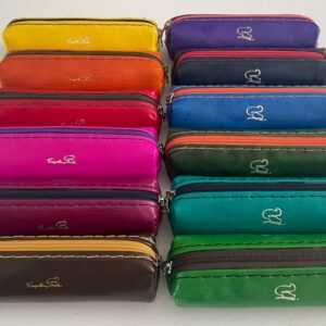 Estuche de cuero clásico artesanal disponible en varios colores