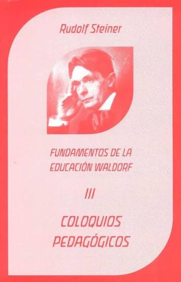 Portada de Coloquios pedagógicos. Fundamentos de la Ed.Waldorf. Tomo III