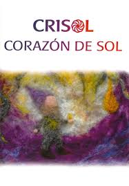 Portada de Crisol. Corazón de sol. Cuento en Mayúsculas.