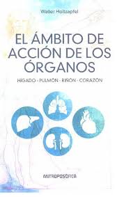 Portada de *El ámbito de acción de los órganos: hígado, pulmón, riñón, corazón*