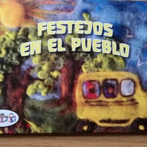 Portada de *Festejos en el pueblo. Cuento en letra Mayuscula.*