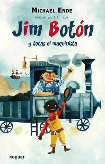 Portada de *Jim Botón y Lucas el maquinista.*