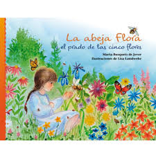 Portada de *La abeja Flora y el prado de las cinco flores.*