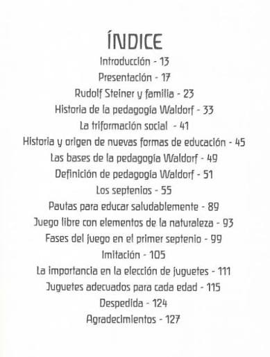 Portada de Pedagogía Waldorf. Fundamentos principales