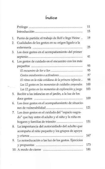 Portada de *Sobre los Doce Gestos de Cuidado en el Primer Septenio*