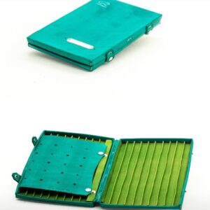 Estuche de cuero para 18 lápices gruesos